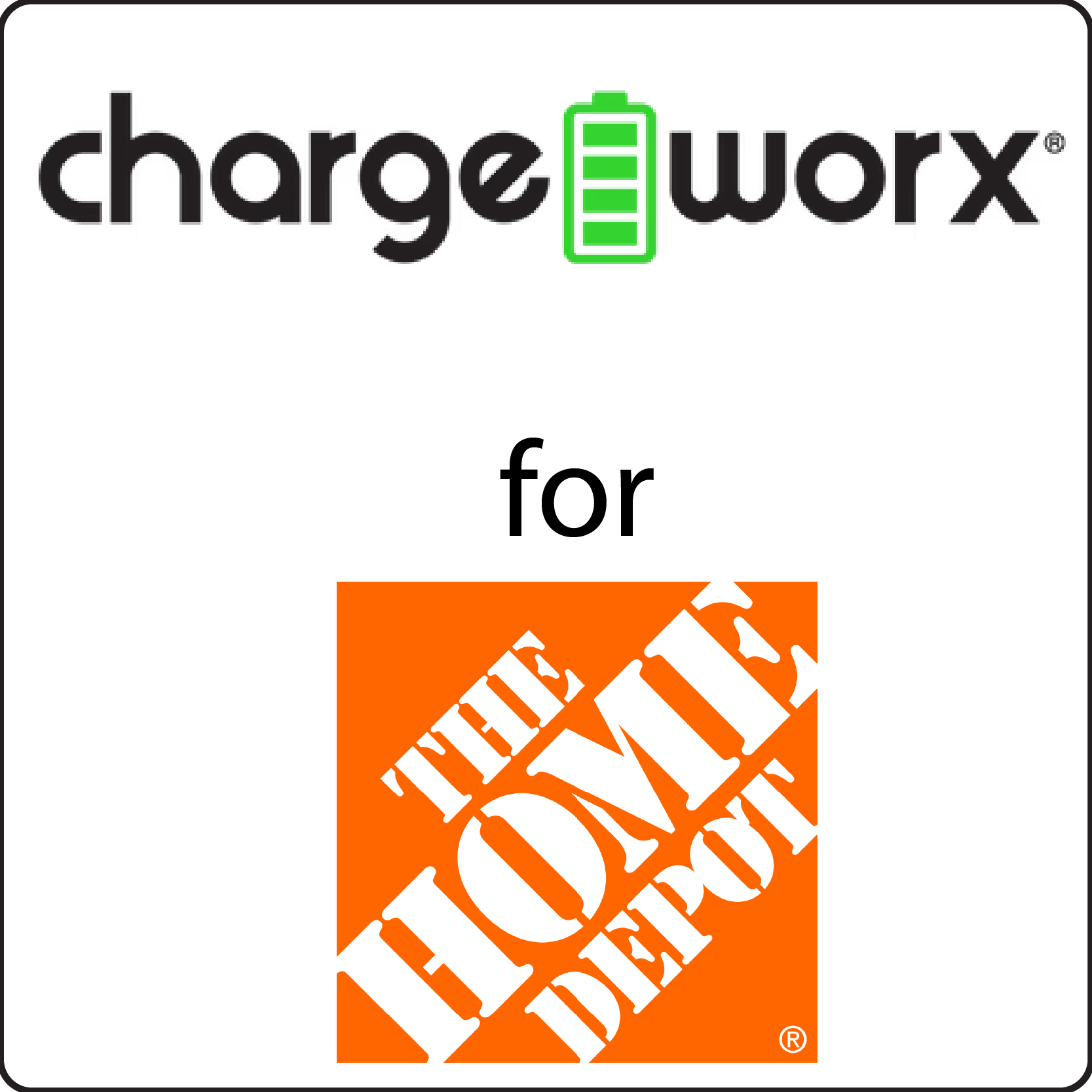 Chargeworx for Home Depot